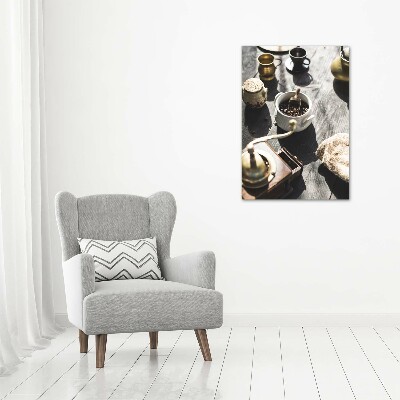 Quadro in vetro acrilico verticale Macinacaffè