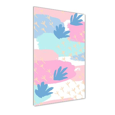 Quadro acrilico verticale Luoghi colorati