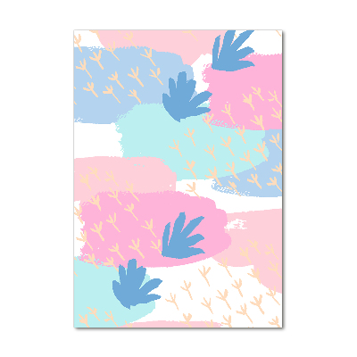 Quadro acrilico verticale Luoghi colorati