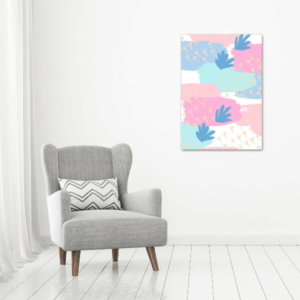 Quadro acrilico verticale Luoghi colorati