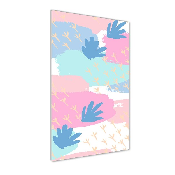 Quadro acrilico verticale Luoghi colorati