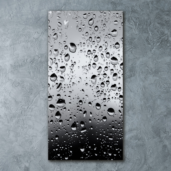 Quadro acrilico verticale Gocce d'acqua