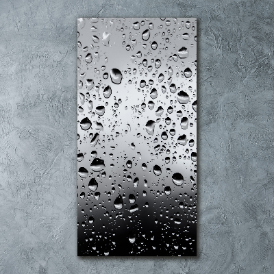 Quadro acrilico verticale Gocce d'acqua