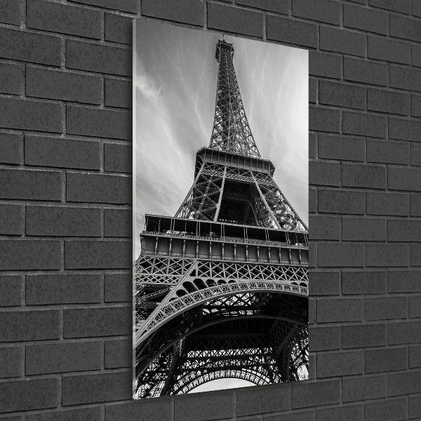 Quadro in vetro acrilico verticale Torre Eiffel Parigi