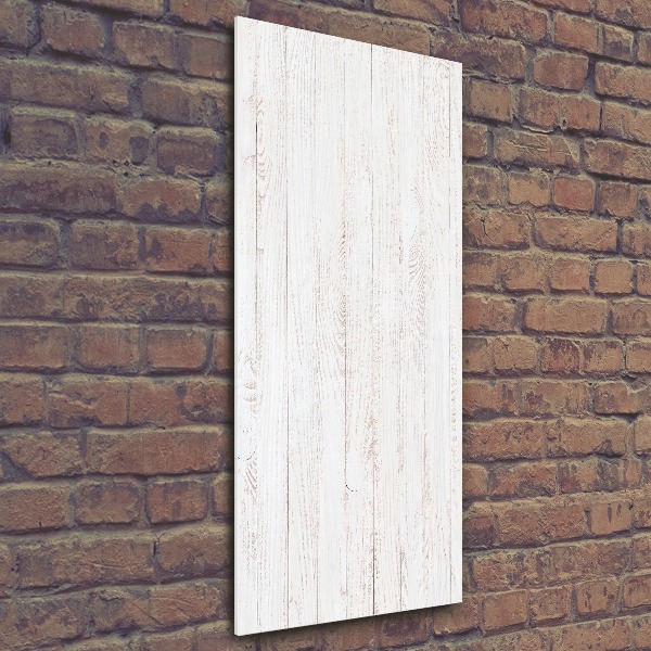 Quadro acrilico verticale Sfondo in legno