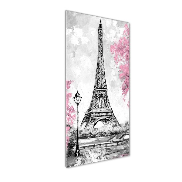 Quadro vetro acrilico verticale Torre Eiffel Parigi