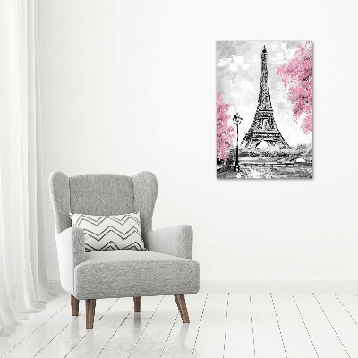 Quadro vetro acrilico verticale Torre Eiffel Parigi