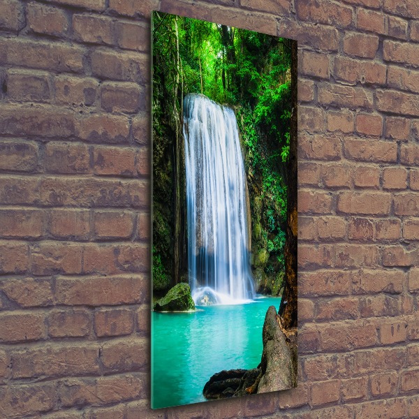 Quadro vetro acrilico verticale Cascata