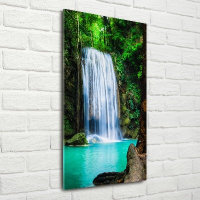 Quadro vetro acrilico verticale Cascata