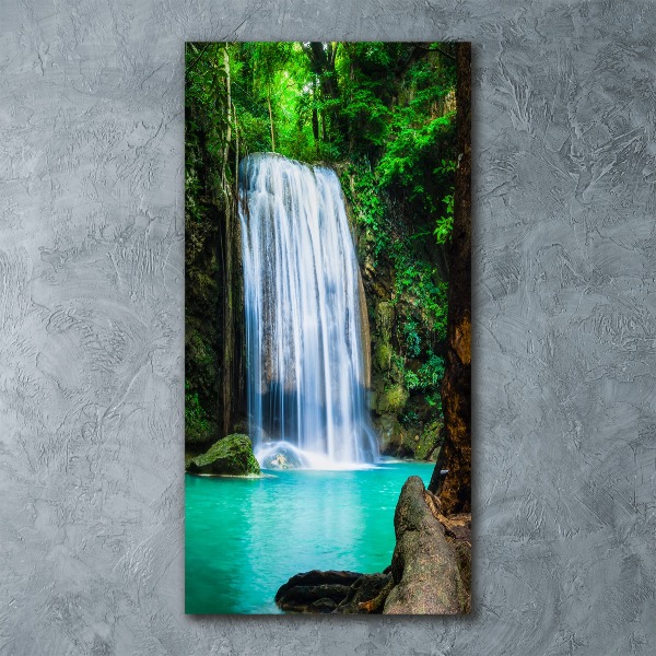 Quadro vetro acrilico verticale Cascata