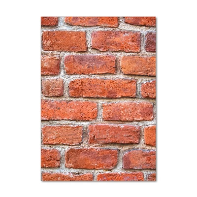 Quadro acrilico verticale Muro di mattoni