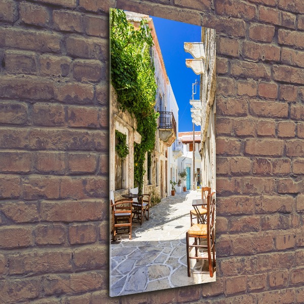 Quadro vetro acrilico verticale Isola di Naxos, Grecia