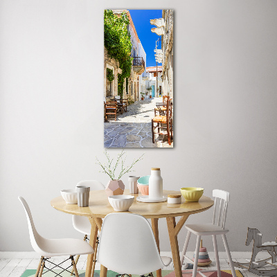 Quadro vetro acrilico verticale Isola di Naxos, Grecia