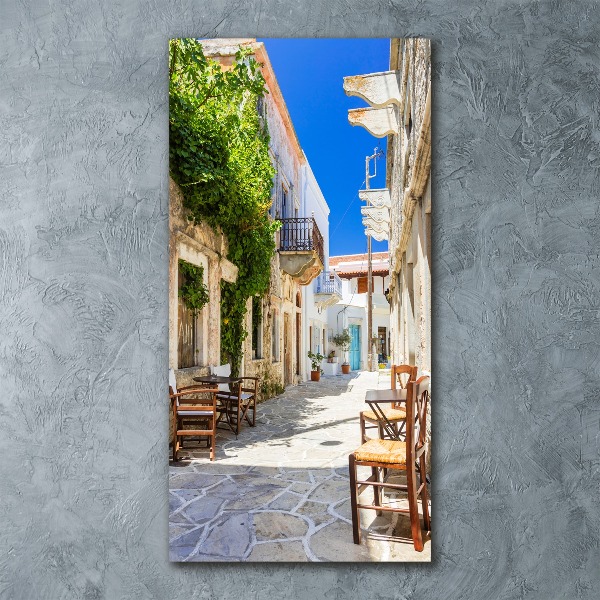 Quadro vetro acrilico verticale Isola di Naxos, Grecia