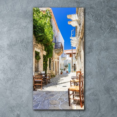 Quadro vetro acrilico verticale Isola di Naxos, Grecia