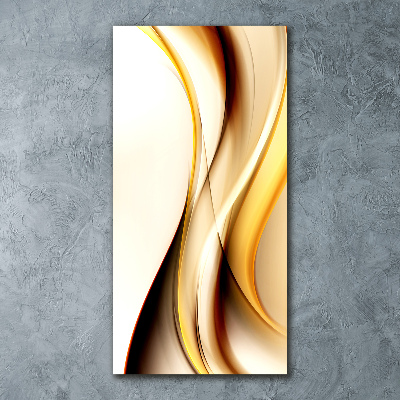 Quadro vetro acrilico verticale Onda astratta