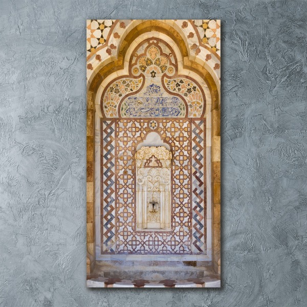 Quadro stampa su vetro acrilico verticale Palazzo libanese