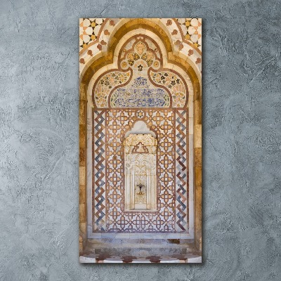 Quadro stampa su vetro acrilico verticale Palazzo libanese