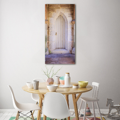 Quadro in vetro acrilico verticale La porta dei sogni