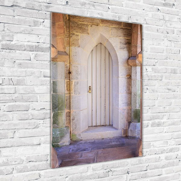 Quadro in vetro acrilico verticale La porta dei sogni