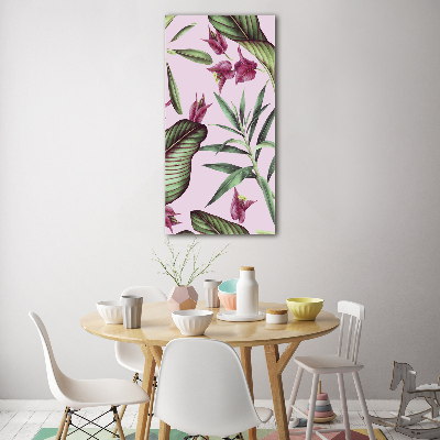 Quadro vetro acrilico verticale Modello hawaiano