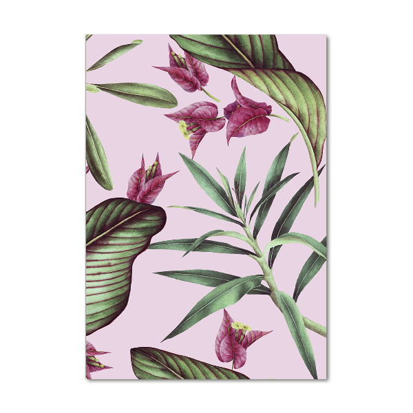 Quadro vetro acrilico verticale Modello hawaiano