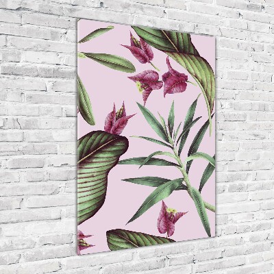 Quadro vetro acrilico verticale Modello hawaiano