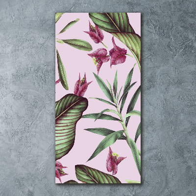 Quadro vetro acrilico verticale Modello hawaiano