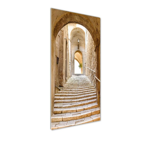 Quadro acrilico verticale Strade strette