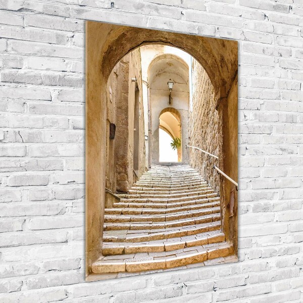 Quadro acrilico verticale Strade strette