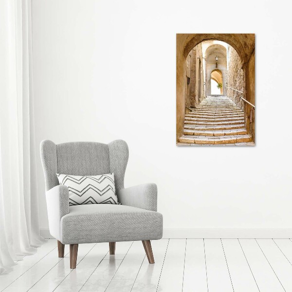 Quadro acrilico verticale Strade strette