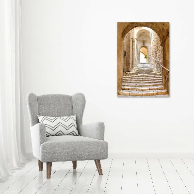 Quadro acrilico verticale Strade strette