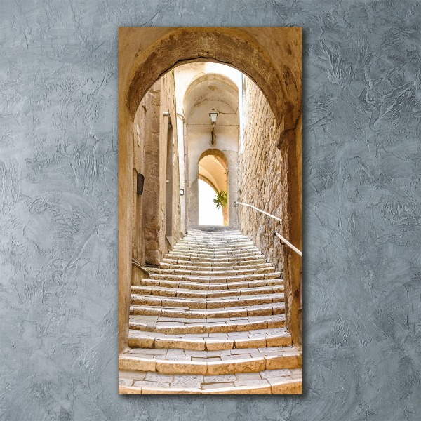 Quadro acrilico verticale Strade strette