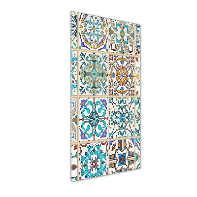 Quadro stampa su vetro acrilico verticale Piastrelle in ceramica