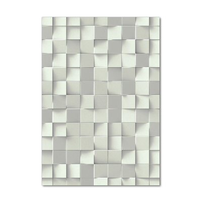 Quadro acrilico verticale Modello geometrico