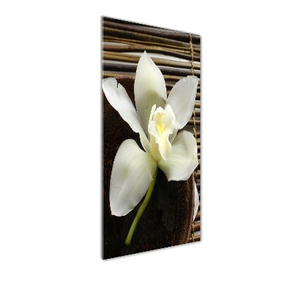 Quadro acrilico verticale Orchidea
