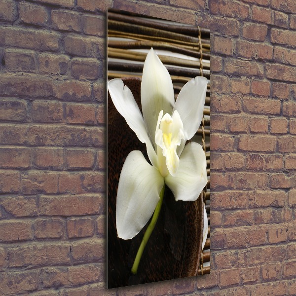 Quadro acrilico verticale Orchidea