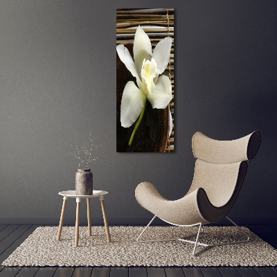 Quadro acrilico verticale Orchidea