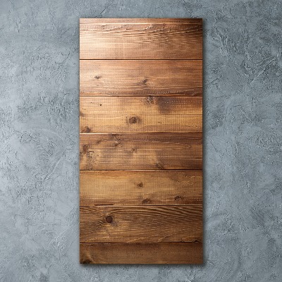 Quadro acrilico verticale Sfondo in legno