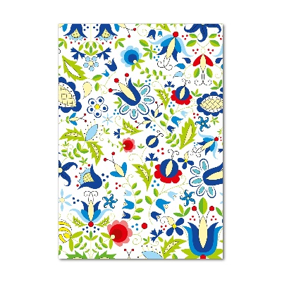 Quadro acrilico verticale Modello etnico