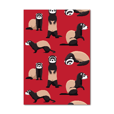 Quadro vetro acrilico verticale Furetti