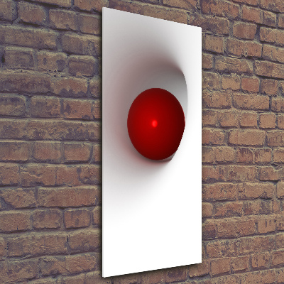 Quadro acrilico verticale Sfera astratta