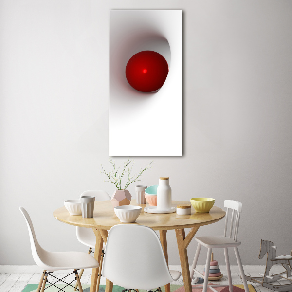 Quadro acrilico verticale Sfera astratta