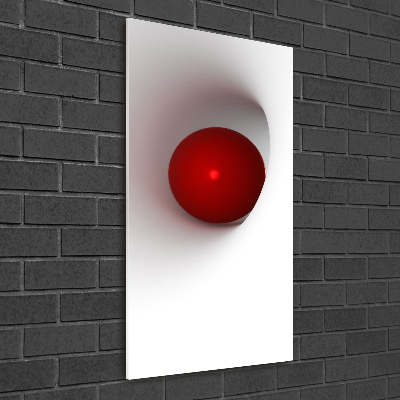 Quadro acrilico verticale Sfera astratta