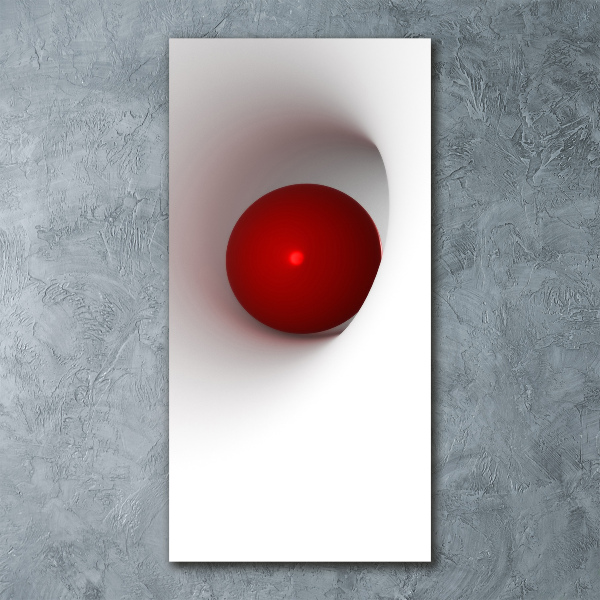 Quadro acrilico verticale Sfera astratta