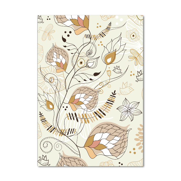 Quadro in vetro acrilico verticale Ornamenti