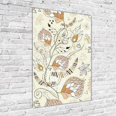 Quadro in vetro acrilico verticale Ornamenti