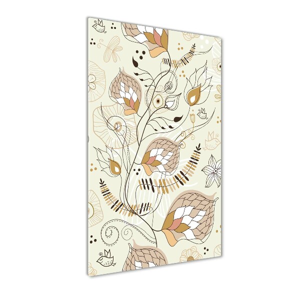 Quadro in vetro acrilico verticale Ornamenti