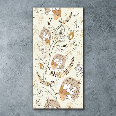 Quadro in vetro acrilico verticale Ornamenti