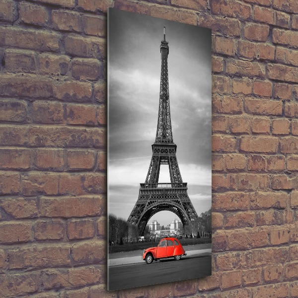 Quadro vetro acrilico verticale Torre Eiffel Parigi